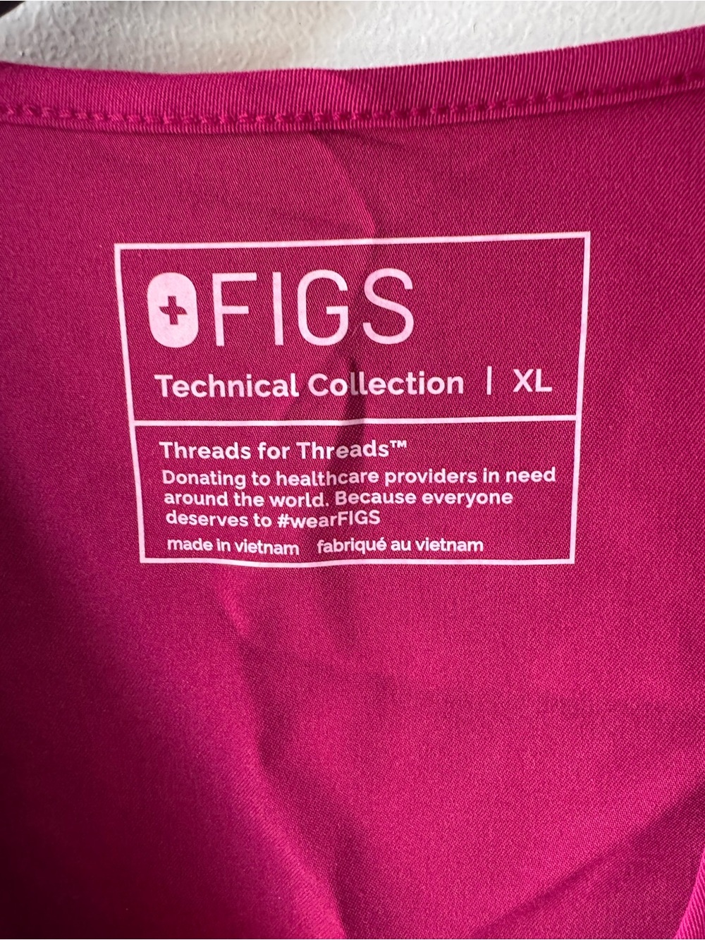 Figs Women's Hot Pink Scrubs. NEW. XL - Picture 5 of 16